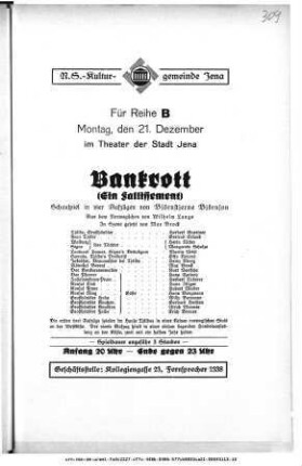 Bankrott (Ein Fallissement)