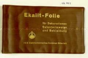 Musterbuch für "Ekalit-Folie"