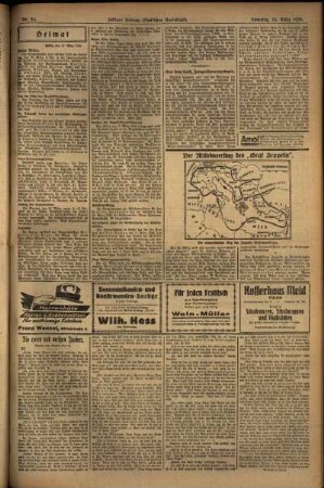 Zweite Ausgabe vom Samstag, den 16. März 1929.