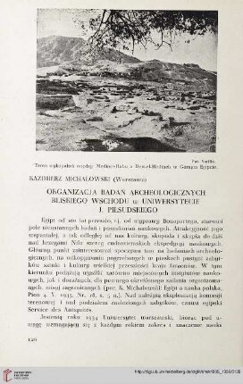 4: Organizacja badań archeologicznych bliskiego wschodu w uniwersytecie J. Piłsudskiego