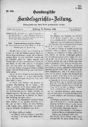 No. 34. 21. November 1868