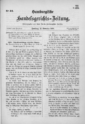 No. 34. 21. November 1868