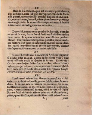 Disputatio Peripatetica De Natvra Substantiae