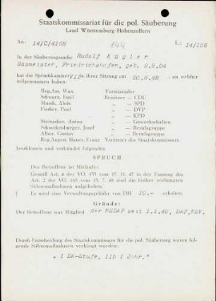 Kügler, Rudolf