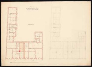 Wohnhaus Gebr. Klein, Berlin-Tiergarten: Grundriss KG und 3.OG