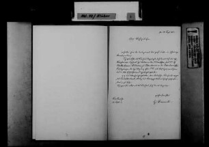 Schreiben von Heinrich Vierordt, Karlsruhe, an Johann Ludwig Klüber: Huldigung des regierenden Hauses in Salem und Petershausen