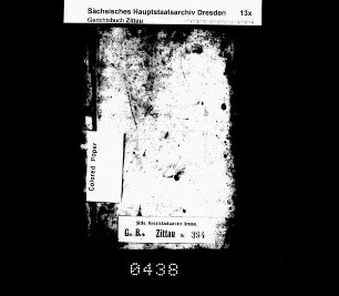 Konsensbuch der Ratsdörfer und der Stadt Zittau, Bd. 08
