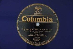 Norma: Ah! bello a me ritorna (Restore me to your love's protection) / (Bellini)