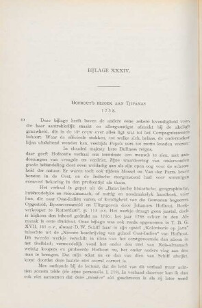 Bijlage XXIV. Hofhout's bezoek aan Tjipanas, 1758