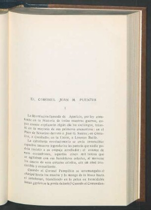El cornonel Juan M. Puentes