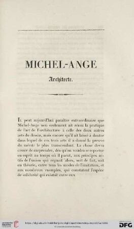 Michel- Ange Architecte
