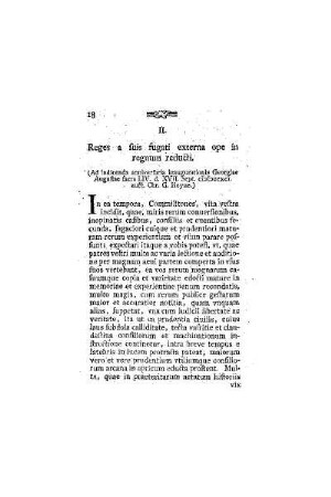 Redes a fuis fugati externa ope in regnum reducti