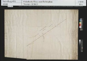 Weißer (und Roter) Andreas Fundgrube und Zubehör am Lumpichtal bei Aue, Grubenfeldeinteilung