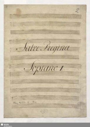Salve regina - Mus.4657-E-5a : V (4), Coro; C