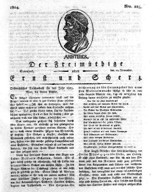 Nro. 225., Sonnabend den 10. November