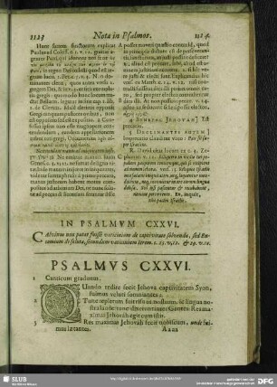 In Psalmum CXXVI.[i.e. CXXV.] Psalmus CXXVI.[i.e. CXXV.]