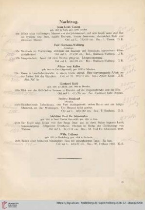 Nachtrag (Nr. 29a-263b)