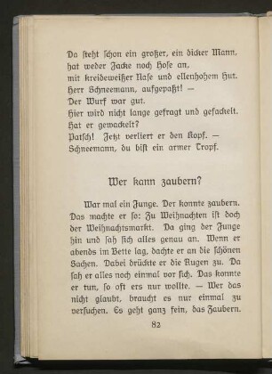 Wer kann zaubern?