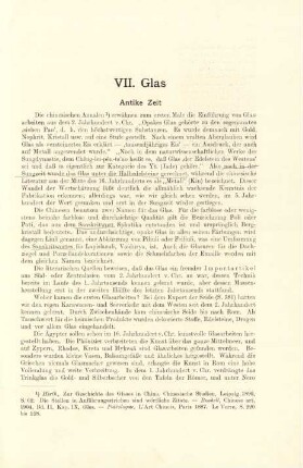 VII. Glas