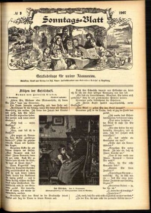 Ausgabe vom Sonntag, den 13. Januar 1907.