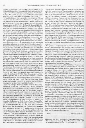 152-154 [Rezension] Gottesdienst - Weg zur Einheit