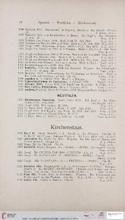 Kirchenstaat (Nr. 1120-1253)