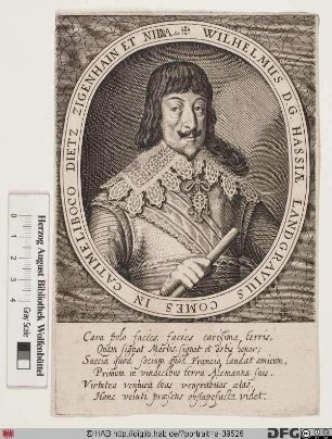 Bildnis Wilhelm V., Landgraf von Hessen-Kassel (reg. 1627-37)