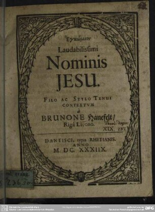 Enkmion nominis Iesu