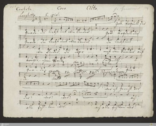 Alt Chor (6 Stimmen)