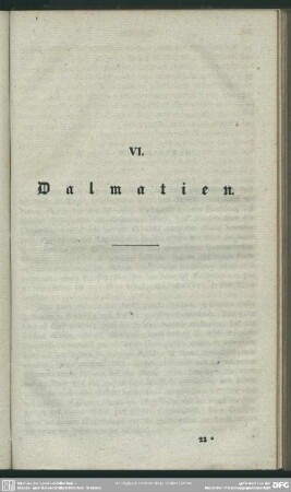 VI. Dalmatien
