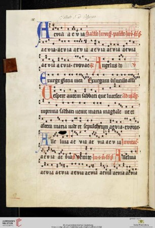 Responsoria et Antiphonae Officii de tempore; pars aestivalis