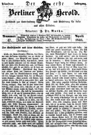 Nummer 47, April 1846