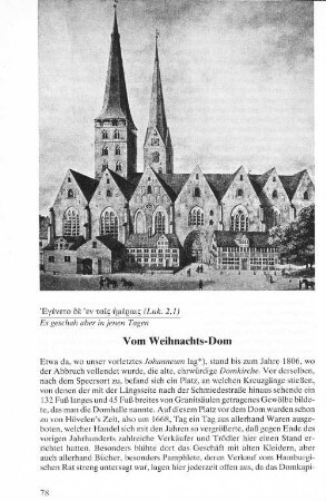 Vom Weihnachts-Dom
