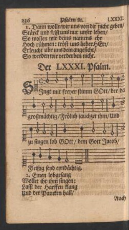 Der LXXXI. - XC. Psalm.