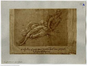 Sitzende Gewandfigur