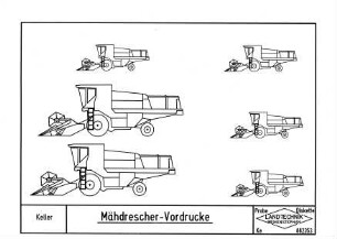 Mähdrescher-Vordrucke