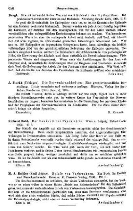 656, M. A. Reiter, Briefe von Verbrechern. Ein Buch für Denker und Menschenfreunde, 1906