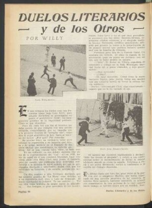 Duelos literarios y de los otros