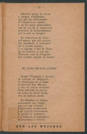 El paso de los Andes