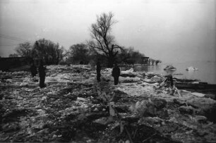Giurgiu [Walachei]: Vereiste Straße am Hafen