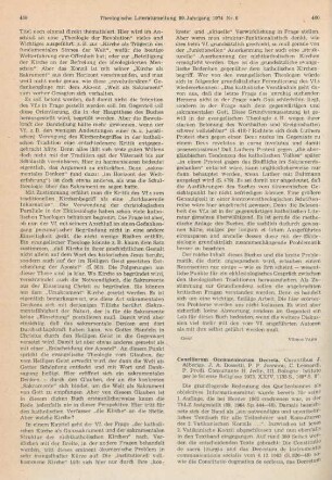 460-461 [Rezension] Conciliorum oecumenicorum decreta