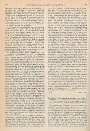 460-461 [Rezension] Conciliorum oecumenicorum decreta