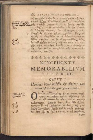 Xenophontis Memorabilium Liber IIII.