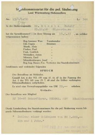 Eisele, Rudolf, Dr.