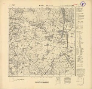 1777 (alte Nr.: 462) Praust, Meßtischblatt (4cm - Karte)