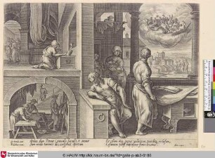 [St. Peter falls into a trance; Petrus fällt in Trance]