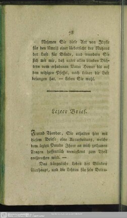 Lezter Brief