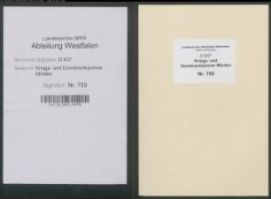 Amt Rahden - Vogtei Stemwederberg - Bauerschaft Drohne: Revidiertes Kataster für Drohne, Haldem, Arrenkamp;. ab S. 1035: Amt Lemförde - Revidiertes Feld- und Vermessungsregister Bauerschaft Stemshorn