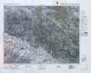 Reichskarte: Großblatt 142 (1cm-Karte) Cham-Zwiesel-Straubing-Deggendorf