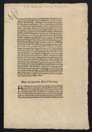 1r-4v, Ir Römischer Kaiserlicher vnd Hispanischer königklicher M. vnsers aller genedigsten herren Stathalter...